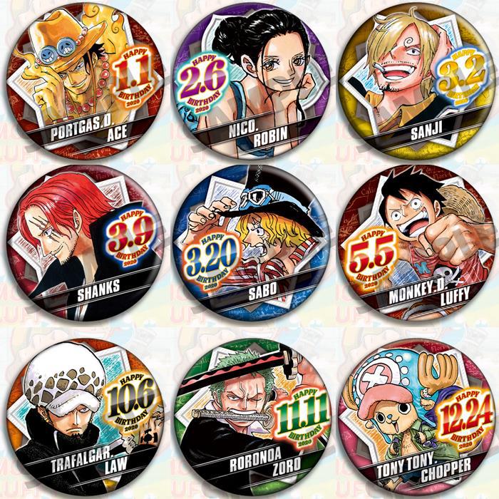 Zoro Anime Merchandise - Oficjalny zestaw przypinek z anime One