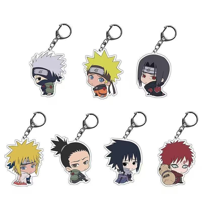 Anime Merchandise Wholesale - NARUTO chibi kreskówka uroczy akrylowy breloczek