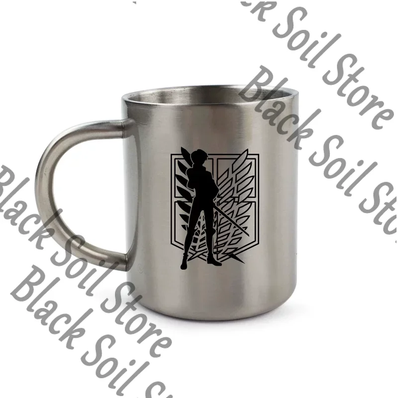 Anime Merchandise Mugs - Anime Atak Tytanów Levi Ackerman Cosplay