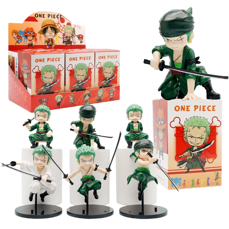 Zoro Anime Merchandise - Anime One Piece 6 szt./zestaw Figurka