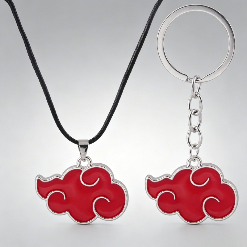 Anime Merchandise Logo - NARUTO Akatsuki Czerwona Chmura Logo Kreskówkowy