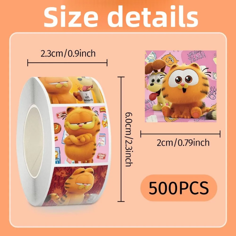 Naklejki z Garfieldem, urocze, – Anime Merchandise Wholesale recenzja i cena