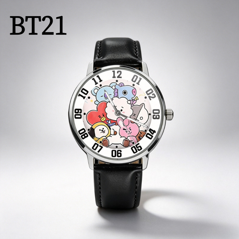 Zegarek BT21, kreskówkowy, uro – Anime Merchandise Types recenzja i cena