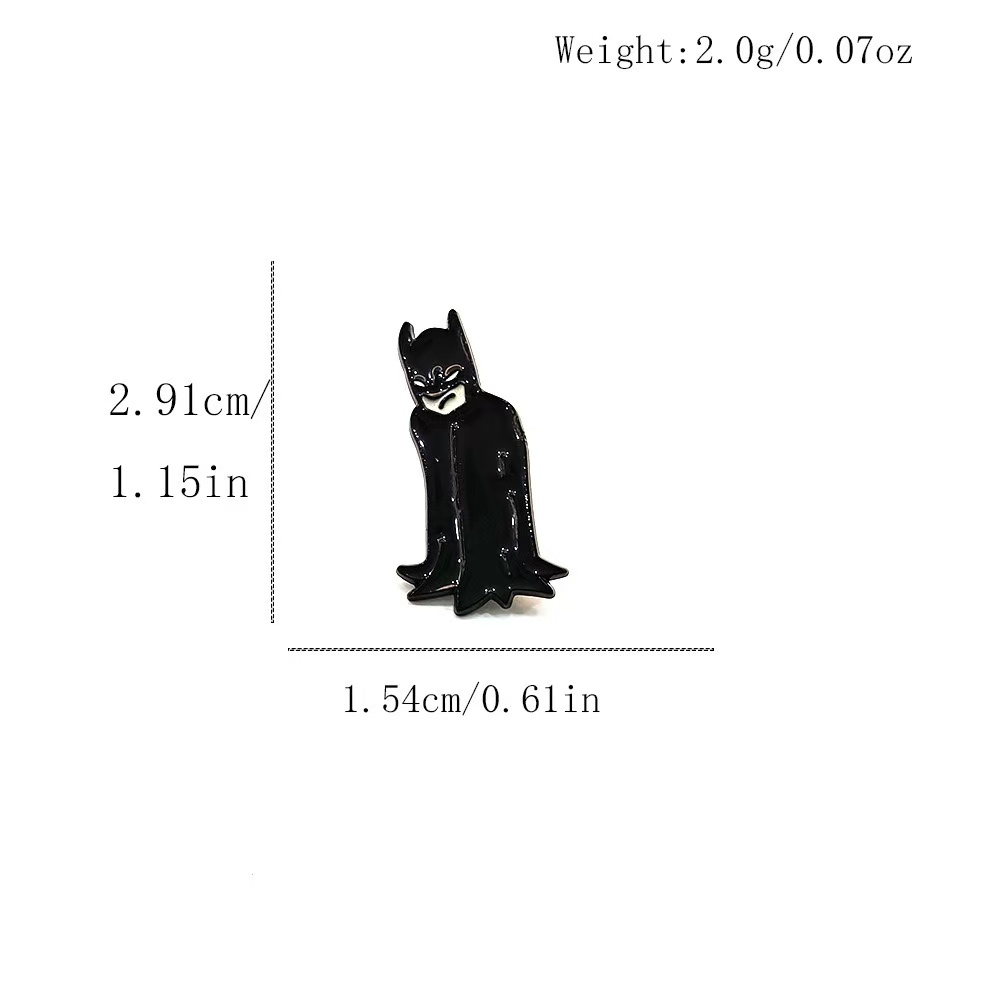 6 szt. broszek z motywem Batma – Anime Merchandise Wholesale recenzja i cena