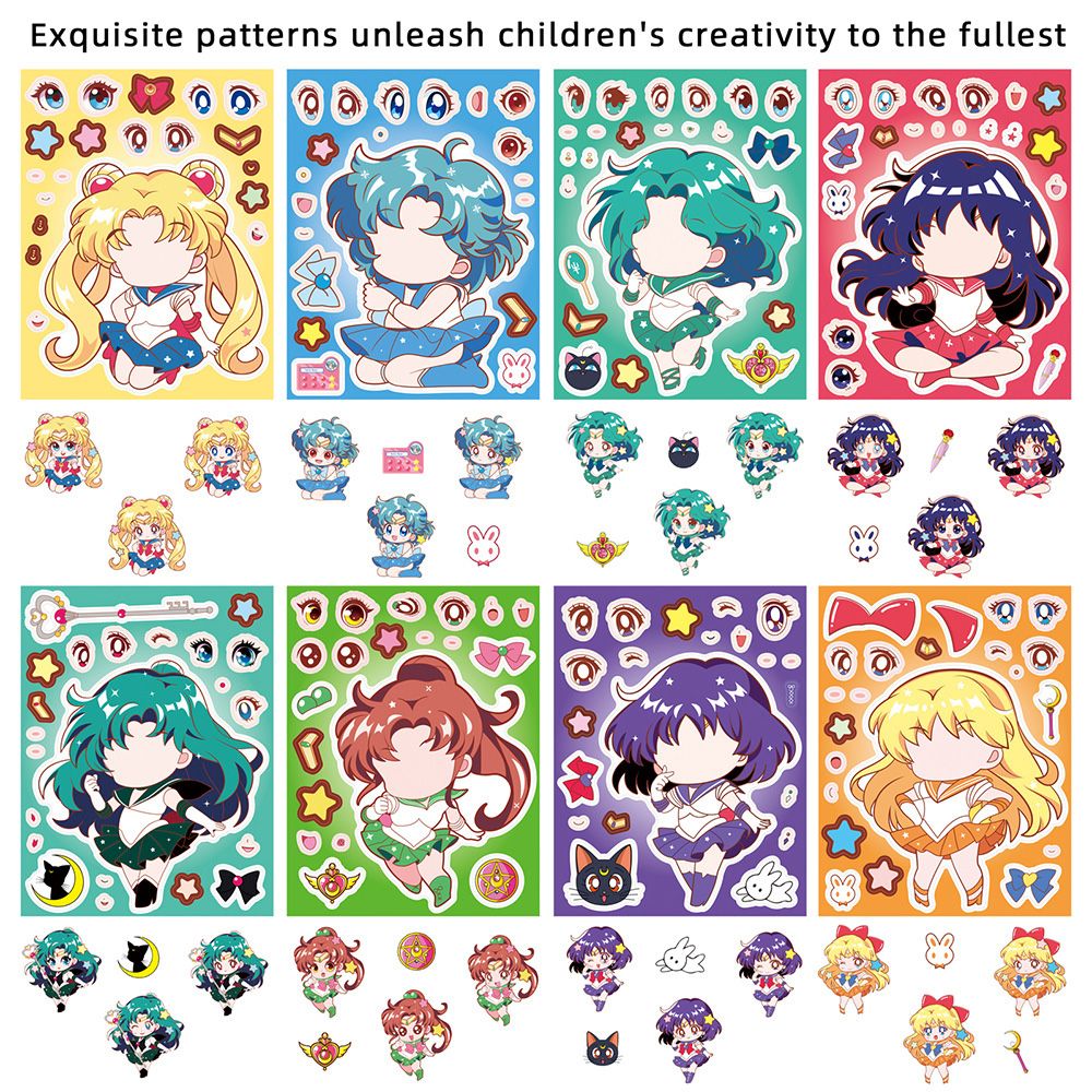 8/16 szt. Naklejki Puzzle z Zm – Anime Merchandise Posters recenzja i cena