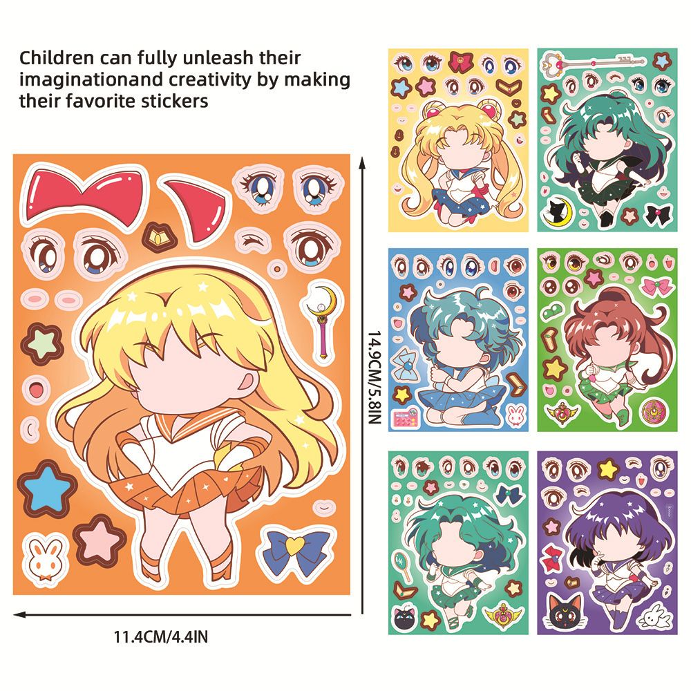 8/16 szt. Naklejki Puzzle z Zm – Anime Merchandise Posters recenzja i cena