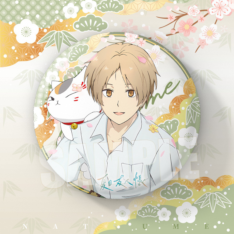 Anime Natsume Yuujinchou Nowe  – Pin Button Badge recenzja i cena