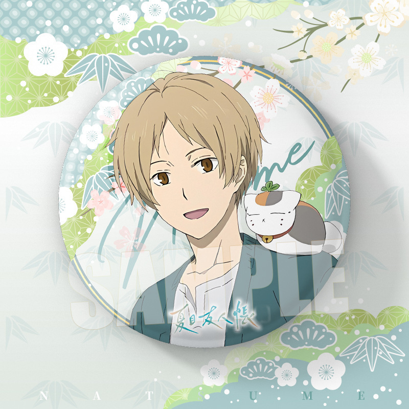 Anime Natsume Yuujinchou Nowe  – Pin Button Badge recenzja i cena