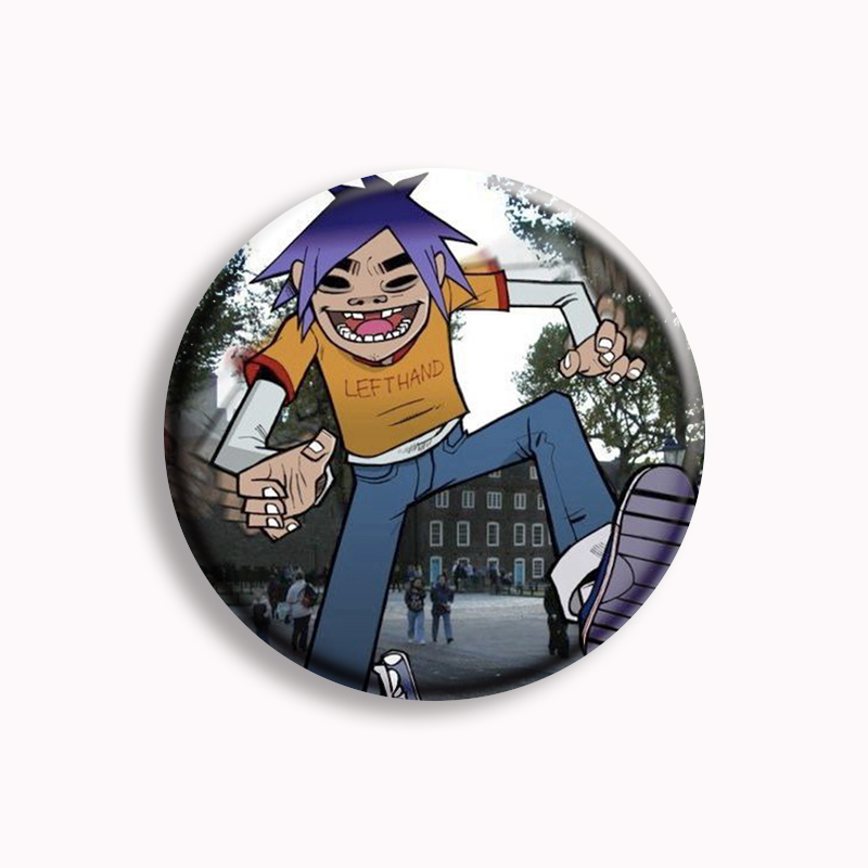Gorillaz Rock Band Anime Soft  – Pin Button Badge recenzja i cena