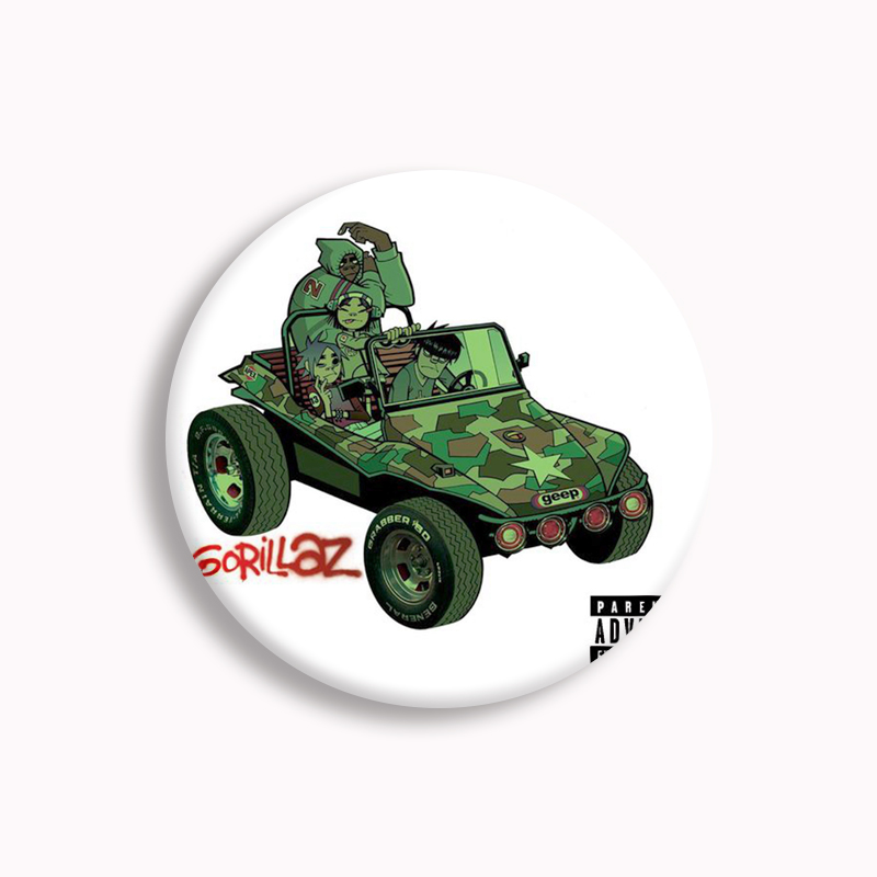 Gorillaz Rock Band Anime Soft  – Pin Button Badge recenzja i cena